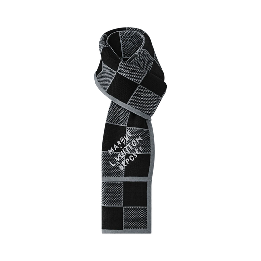 LV - Écharpe Damier Heritage Noir