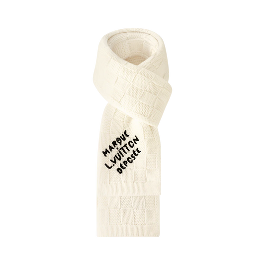 LV - Bonnet Damier Snug Crème